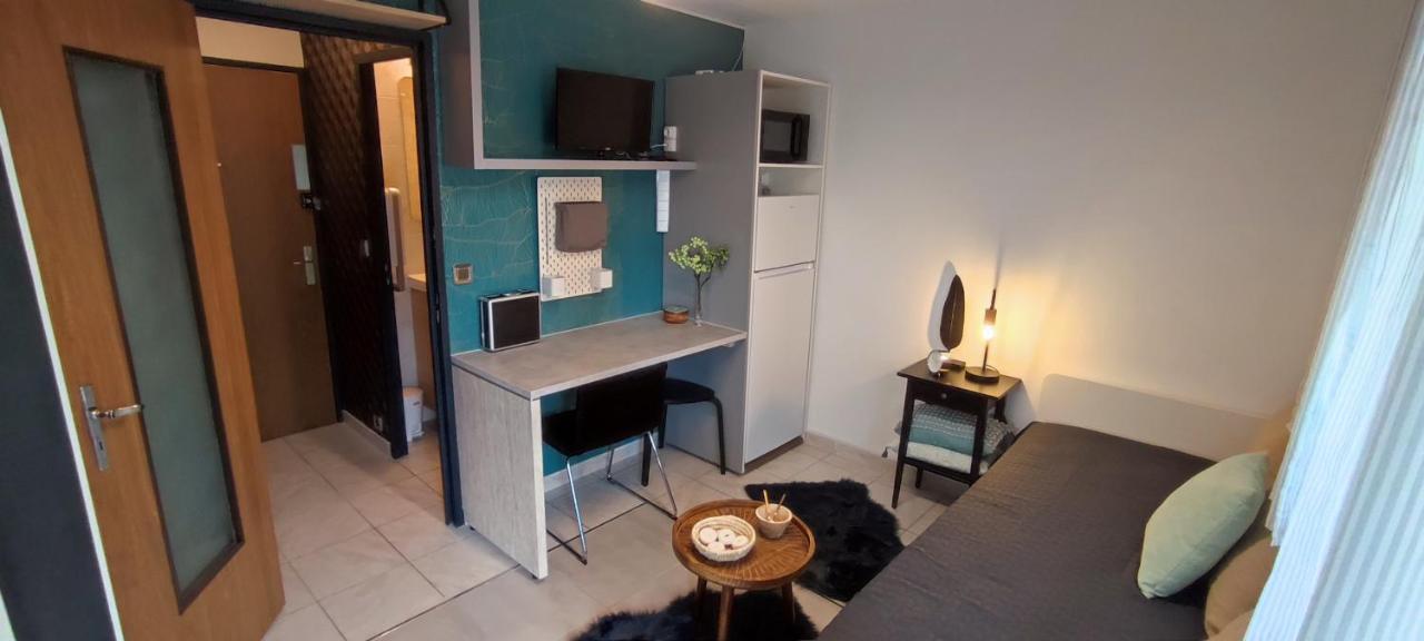 Michelet Studio Climatise Avec Balcon Et Parking Ferme Montpellier Eksteriør billede